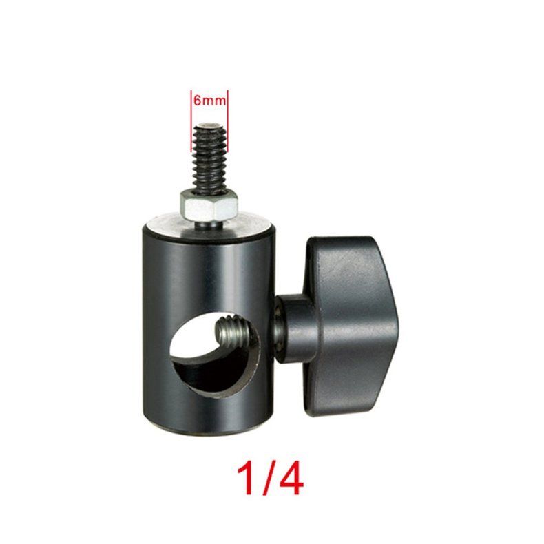 Durable Universal Metal Speedlite Thread Adapter Screw Light Stand Bracket