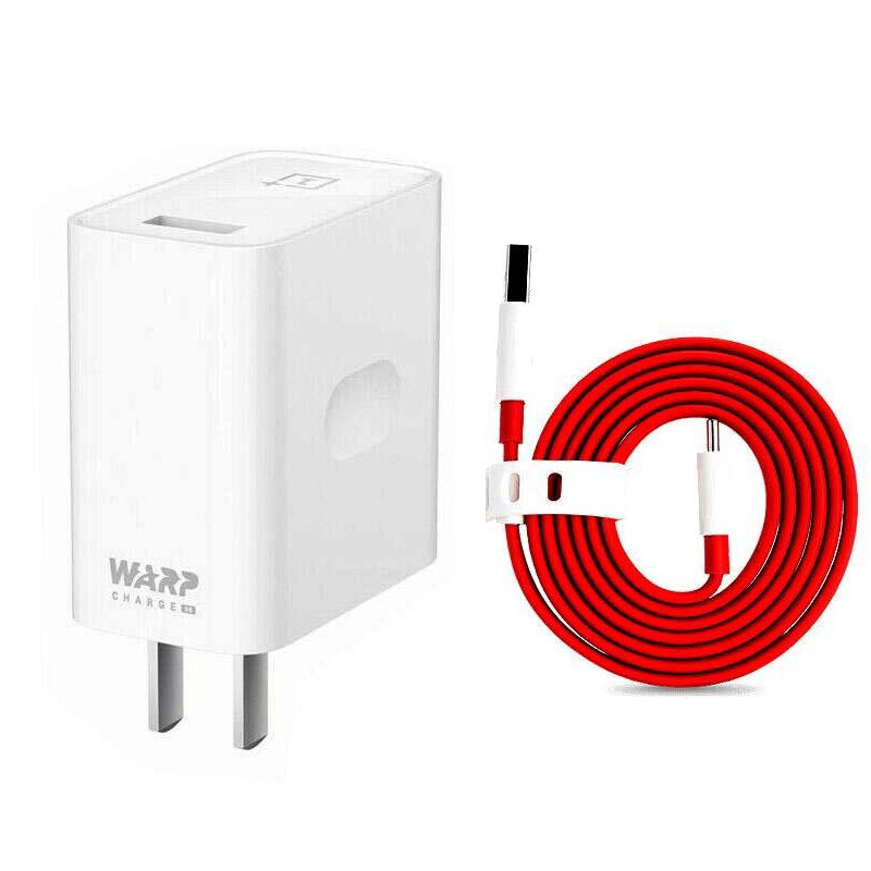 30W Oneplus Warp Charger 6A Type C USB Cable with Super Fast Power Adapter For One plus Wall Charger