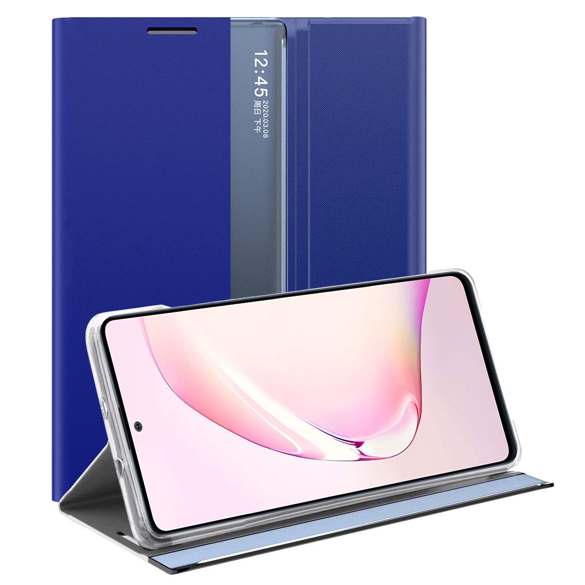 For Samsung Galaxy Note 10 Lite Slim Smart Flip Leather Stand Case Cover