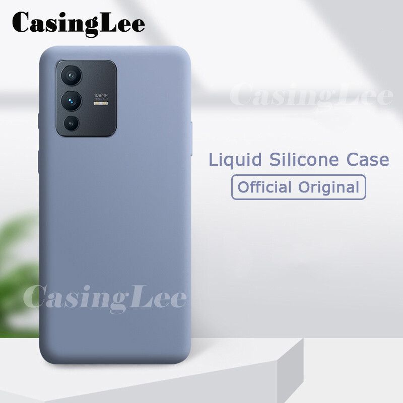 Casinglee For VIVO V23 Case Soft Silicone Cover Environmentally Silicone Back cover VIVO V23 Phone Cases For girls and Boys