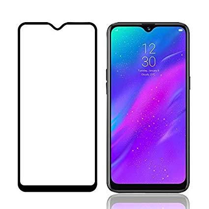 Realme 3 HD Plus Full Screen Tempered Glass Screen Protector-Black