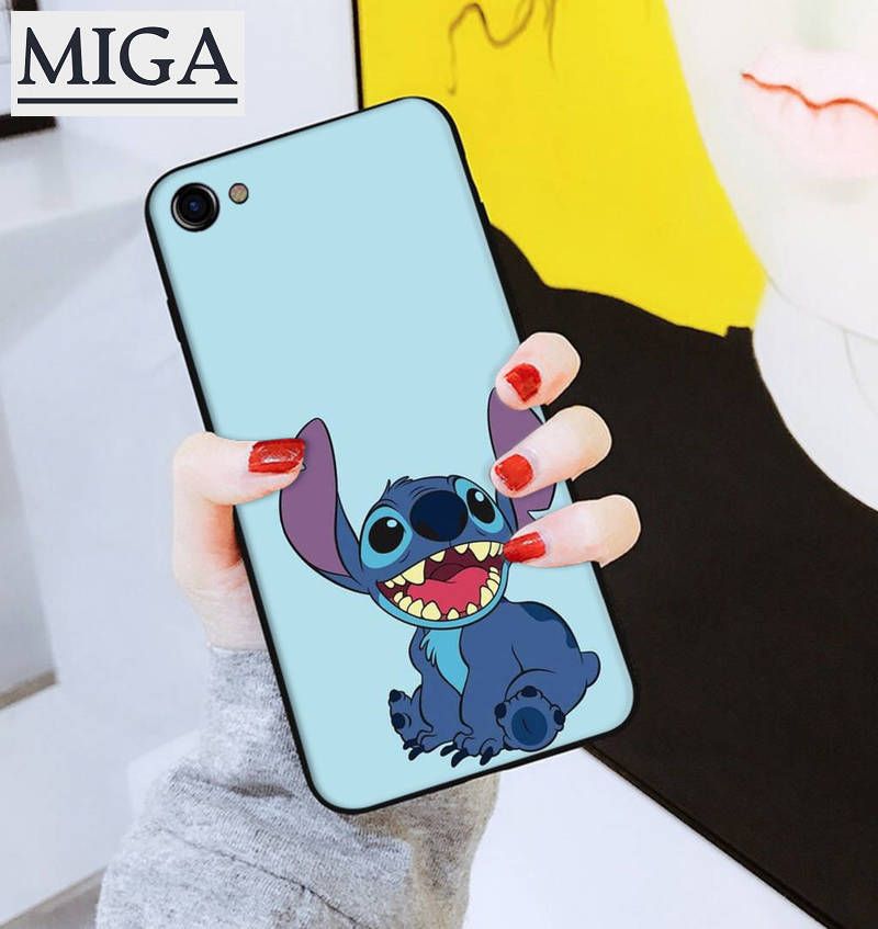 Stitch Fashion gift New case Silicone phone Case Soft black For OPPO A3s A37 A39 A5s A59 A77 A83 F5 F7 F9 F11 Pro R9 R9S R15 R17 Pro A1K A5 A9  Cover