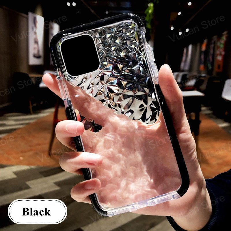 For VIVIO Y71 / VIVO Y81 / VIVO Y83 / VIVO NEX / VIVO V9 / VIVO Y85 / VIVO V11i / VIVO S1 / VIVO Y91C / VIVO Y91 / VIVO Y95 Mobile Phone Case Transparent Diamond Crystal Silicone Phone Back Cover Protection