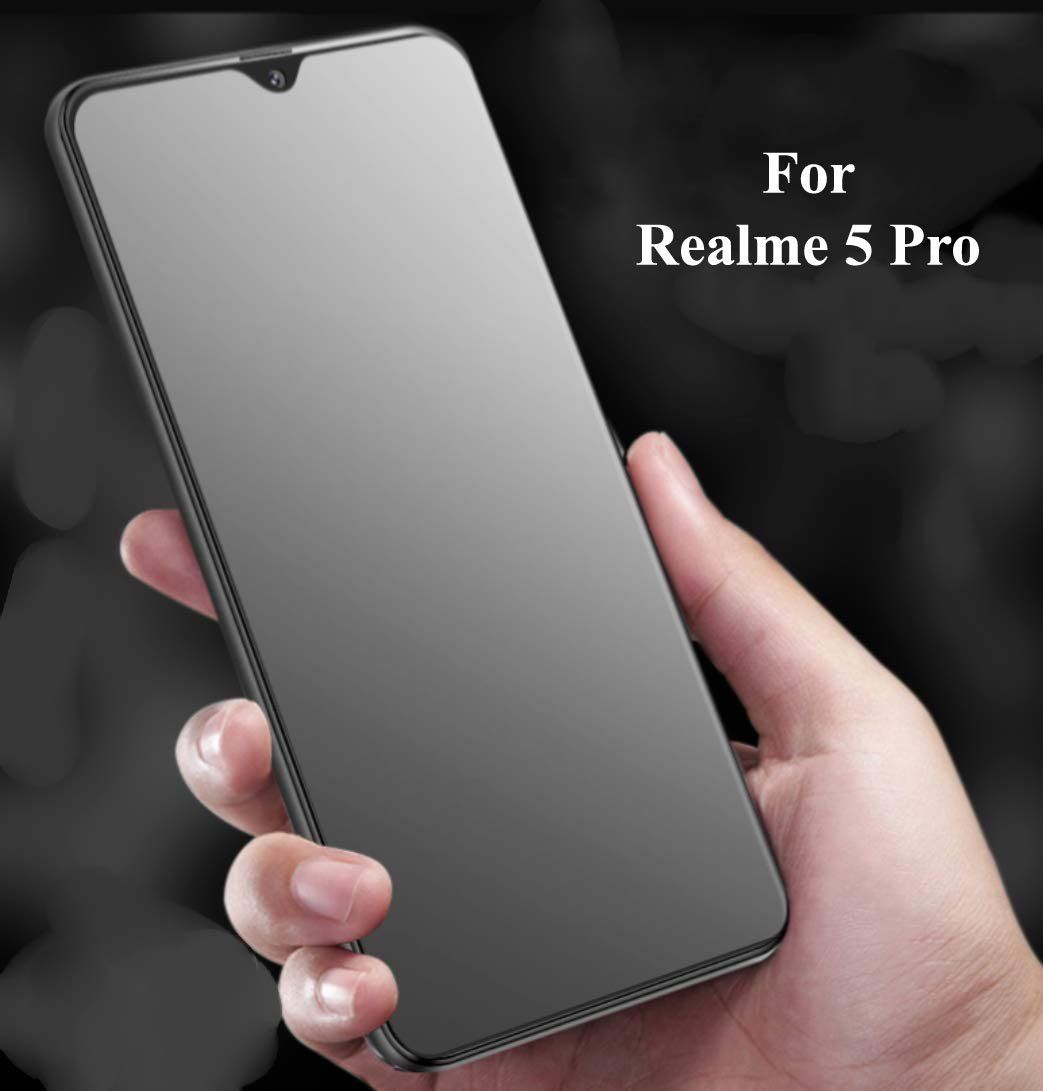 Realme 5 Pro Premium Anti Fingerprint Gaming Matte Screen Protector Tempered Glass