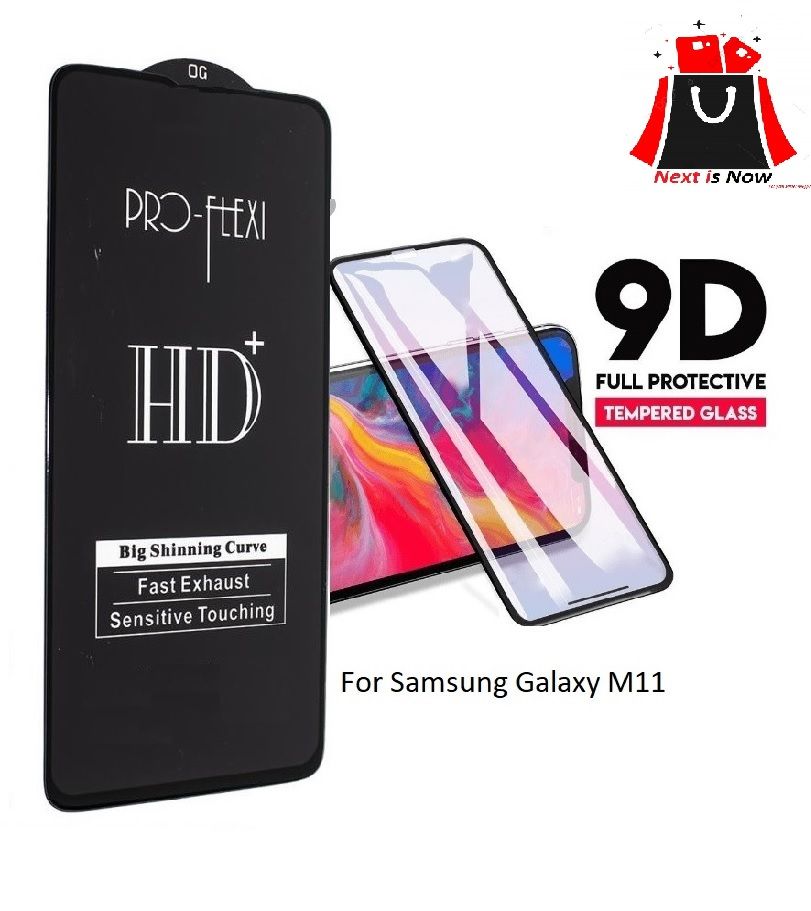 Samsung Galaxy M11 OG HD+PRO FLEXI PREMIUM Tempered Glass Screen Protector-Transparent