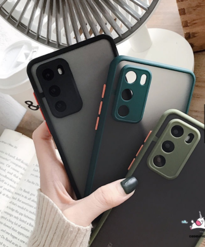 Vivo V17 Pro Blue Polochromatic Matte Cover Bumper protective Case