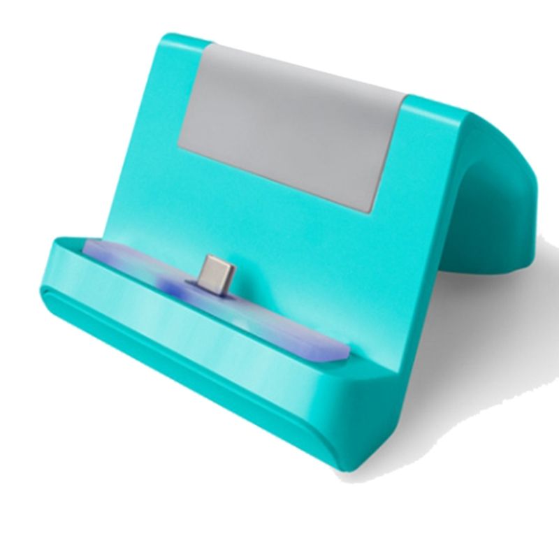 Universal USB Type-C Charging Dock for Nintendo Switch Lite Dock Console Charging Dock Mini Stand Charger Green
