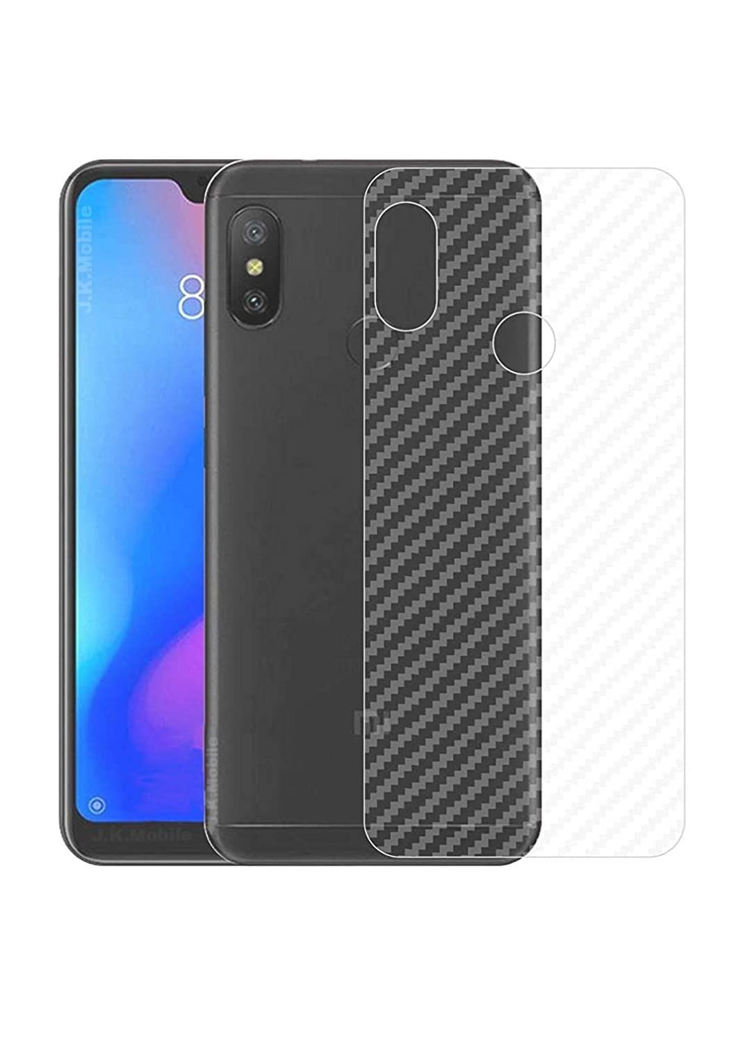 For Xiaomi Mi A2 Carbon Fiber Sticker Vinyl Back Poly Skin Protector