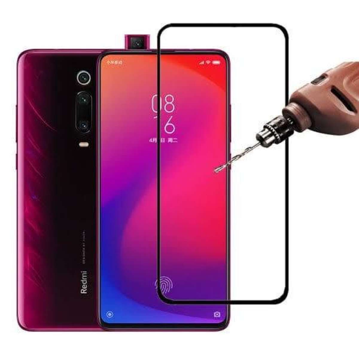 11D Tempered Glass for Xiaomi Redmi K20/K20 Pro -Black