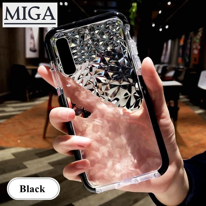 Luxury 3D Transparent Diamond Pattern Case for Samsung Galaxy A50/A50S/A30S/A70/A40/A20/A30/A10 Clear Soft TPU Shockproof Back Cover Phone Case