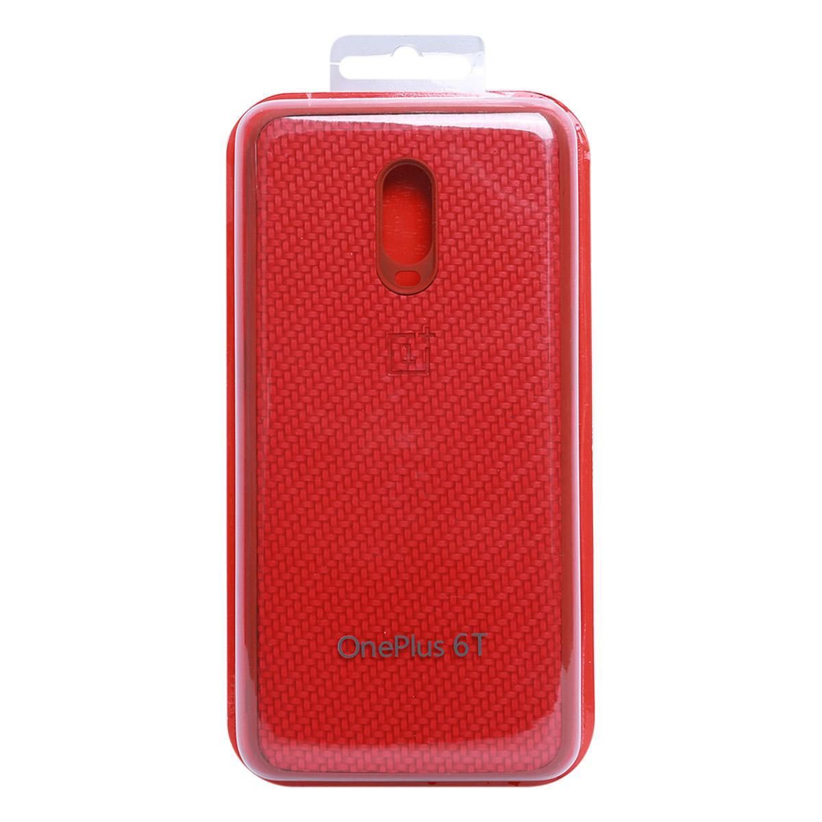 OnePlus 6T Official Back Cover - Red