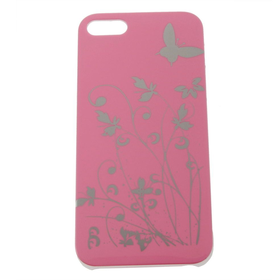 Flower Butterfly Faceplate Hard Case Cover Skin Protector For iPhone 5 5G