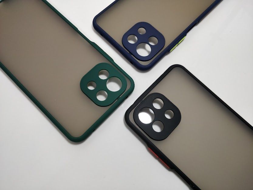 For Xiaomi Mi 11 Lite Smoky Matte Finish Back Case Cover With Camera Protection