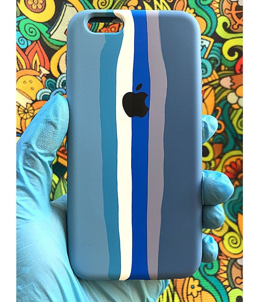 For IPhone 7/iPhone 8 Rainbow Silicon case back cover