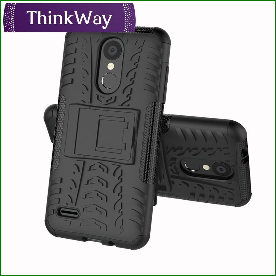 Silicone Durable Hard Plastic Case Stand For LG K22 & LG K92 5G