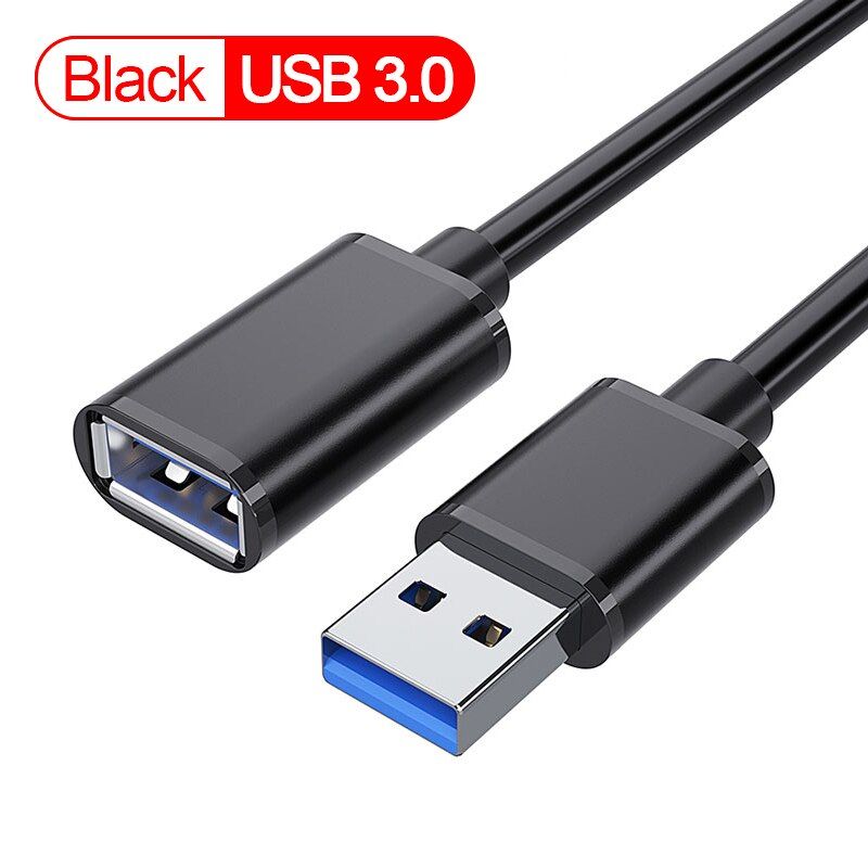 USB Extension Cable USB 3.0 Extender Cable for Laptop PC Keyboard TV PS4 Xbo One SSD USB3.0 to Extender Data Cord Mini USB Cable