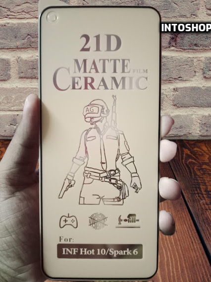Tecno_Spark_6 Film 21D Soft Ceramic Full Glue Cover Screen Protector