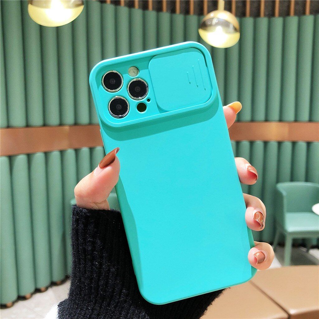 Candy Color Lens Protection Soft Silicone Case For iPhone 12 11 Pro Max XR X 7 8 Plus SE Mini Shockproof Full Camera Cover Funda
