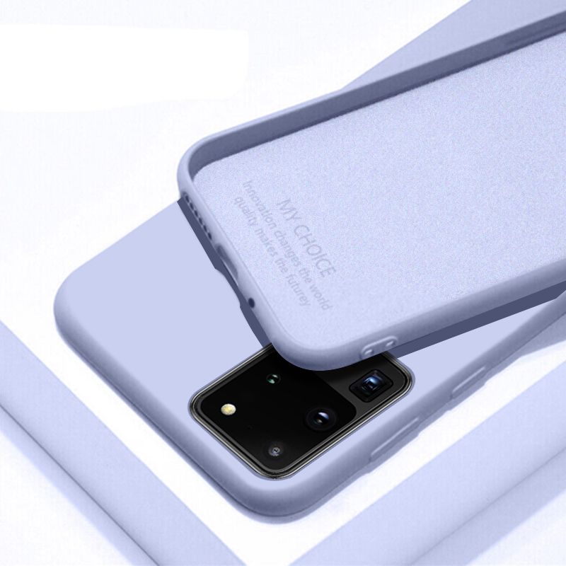 【 Ready Stock & Fast Delivery】BOCH   Silicone Back Cover Soft Case For Samsung Galaxy S20 Ultra Plus A51 A71