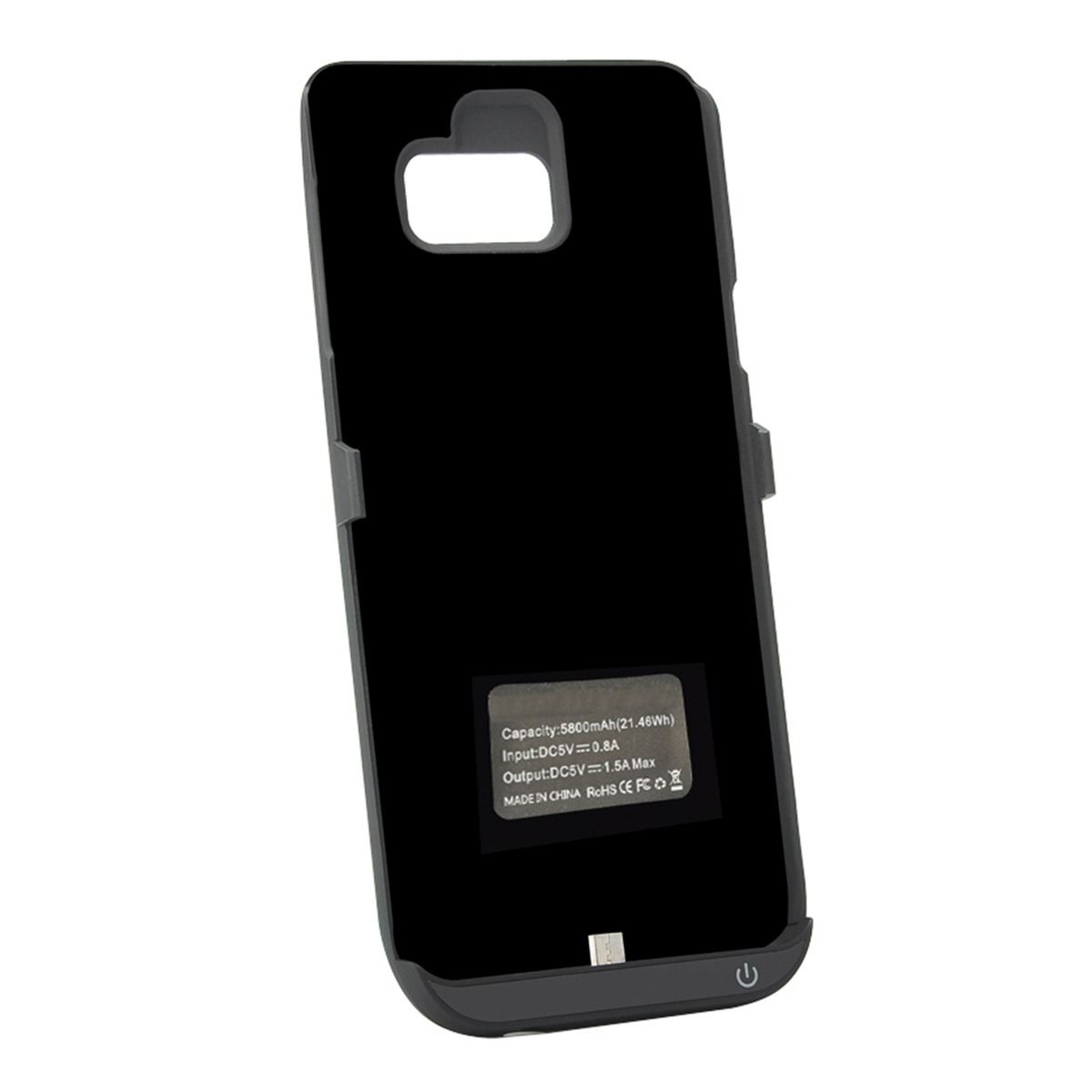 5200mAh External Battery Case for Samsung Galaxy Note 5 - Black