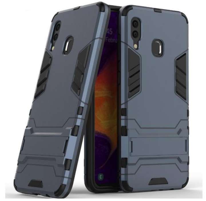 Vivo Y91 / Vivo Y95 Luxury Iron Man Hard Armor and Soft Silicone TPU Frame Back Cover Phone case - Phone - Camera