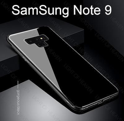 Glass Case for Samsung Note 9 - Black