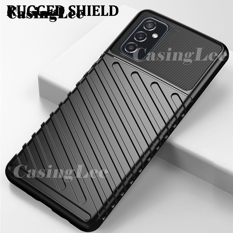 Casinglee for Samsung Galaxy M23 5G Phone Case Luxury Bumper Transparent Silicone Shockproof Back Cover Anti-knock Samsung M23 5G Cases For girls and Boys