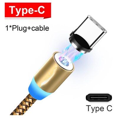 Magnetic Charger Cable Fast Charging USB Type C Cable For Nokia 7 Plus,7.1 2021,8.1,X5,X6,X7,7,8 Meizu PRO7 Plus,PRO 7, X8