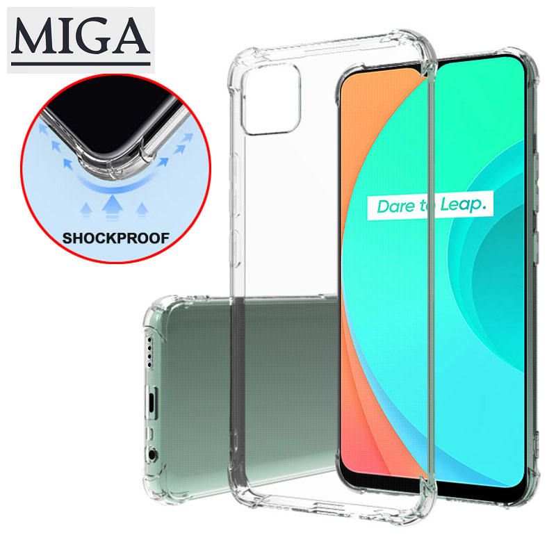 OPPO Realme C17 C15 C12 C11 Reno4 Case Shockproof Cover for Realme 7 6 5 C3 5i 5s 6i Transparent TPU Phone Case Silicone Cover