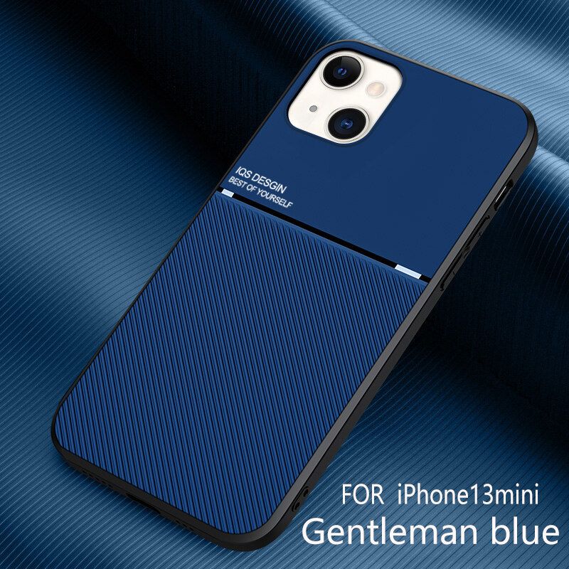 Case For Apple iPhone 13 Mini Casing Anti-fall Soft Non-slip Silicone Grain Back Cover