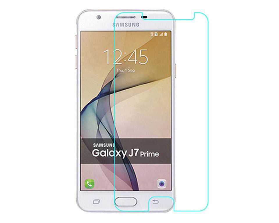 Samsung Galaxy J7 Prime Tempered Glass Screen Protector 2.5D - Clear Transparent