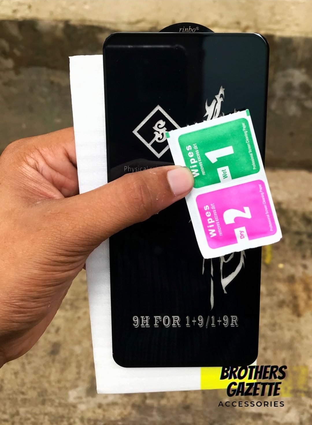 Rainboo premium Glass For OnePlus 9r protective glass Protector