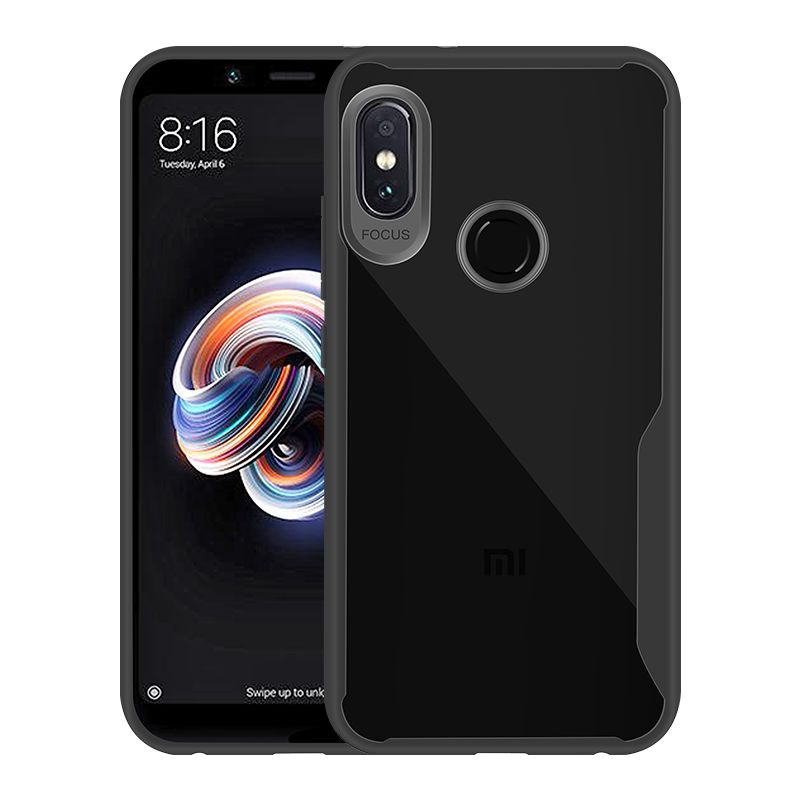 Yfashion For Redmi 5 plus/Redmi note5   ranslucent Back Cover Non-slip Shockproof PU Full Protective Case