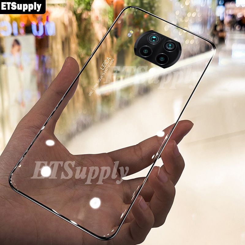 （2pieces）Mi 10T Lite Transparent Case Transparent Clear Anti-oxidation Clear Phone Cases for Xiaomi 10T Lite Silicone TPU Back Cover