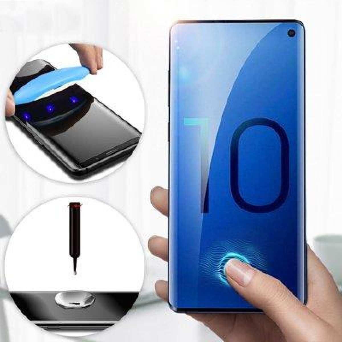 Samsung Galaxy S10  S10 PLUSOriginal UV Light Adhesive Tempered Glass Screen Protector -transparent