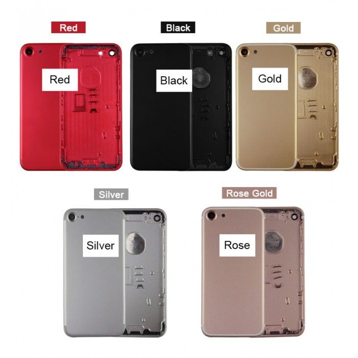 Full Body Housing Panel For iPhone 7 / 7 Plus  Replacement Body With Logo