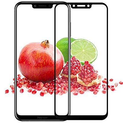 5D Glass for Huawei Honor Play - Black and Transparent