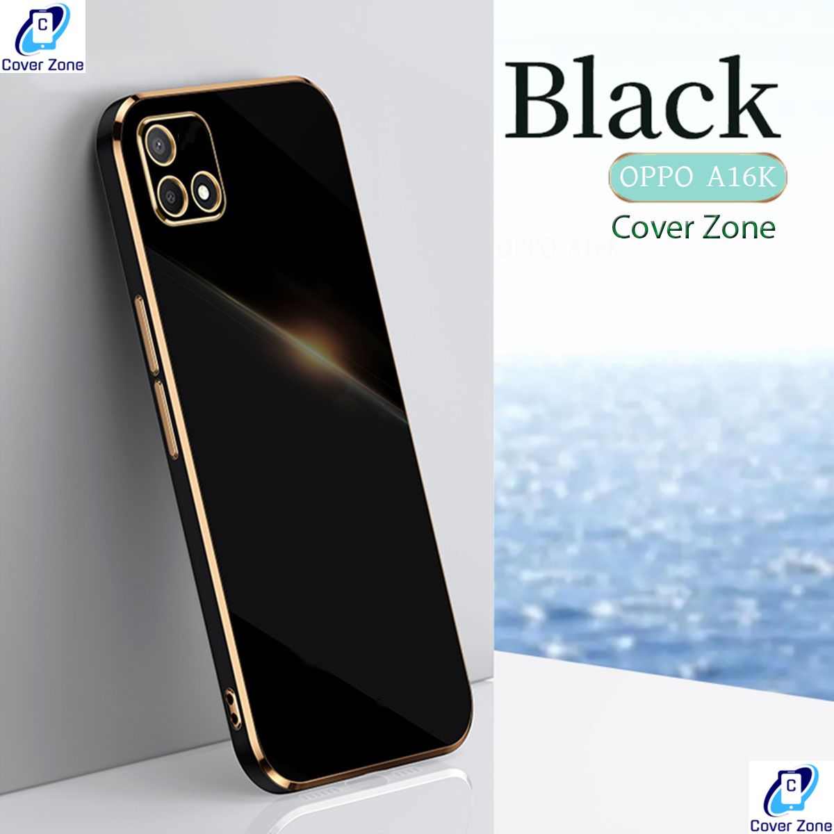 For OPPO A16K / OPPO A16E Luxury 6D Plating Soft Casing Silicone Square Frame Phone Case For oppo a16e Back Cover