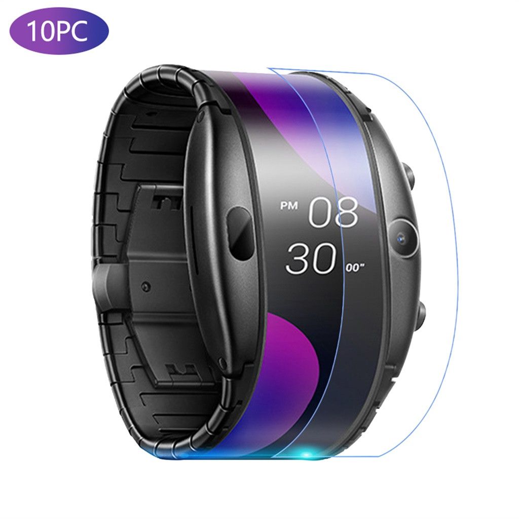 10PCS Explosion-proof Clear Pet Screen Protection Film For Nubia α Watch