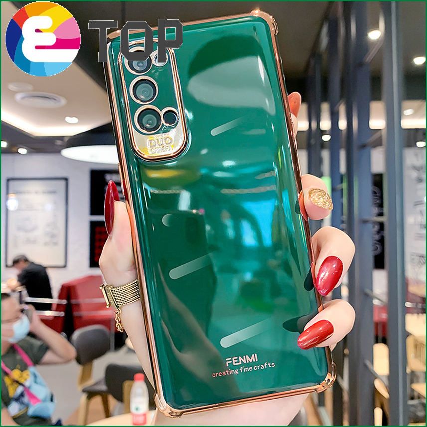 oppoReno4por mobile phone shell all-inclusive suitable for reno3 silicone anti-fall reno2Z electroplating 5g simple 5pro