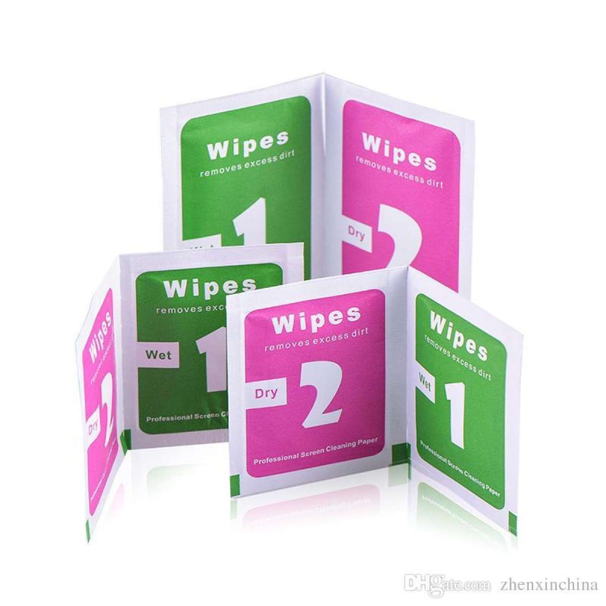 Screen/Glass Cleaner ( Wet & Dry Wipes) - (500 Set)