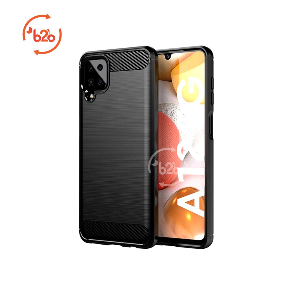 Samsung Galaxy A12/ M12 Case Carbon Fiber Back Cover - à¦®à§‹à¦¬à¦¾à¦‡à¦² à¦«à§‹à¦¨ - Phone - Phone Back Cover