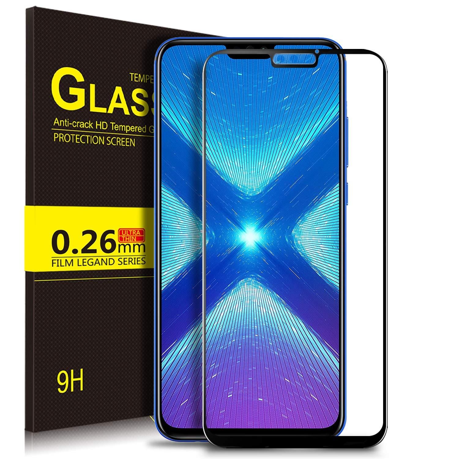 Huawei honor 8x এর জন্য 9d টেম্পার্ড গ্লাস প্রোটেক্টর