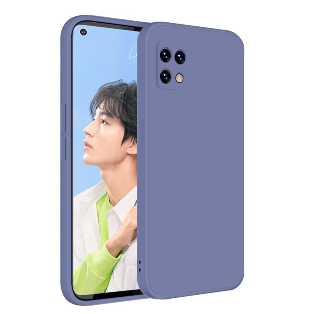 For OPPO Reno4 SE Silicone Case Slim Liquid Silicone Gel Rubber Shockproof Anti-Scratch Protective Cover