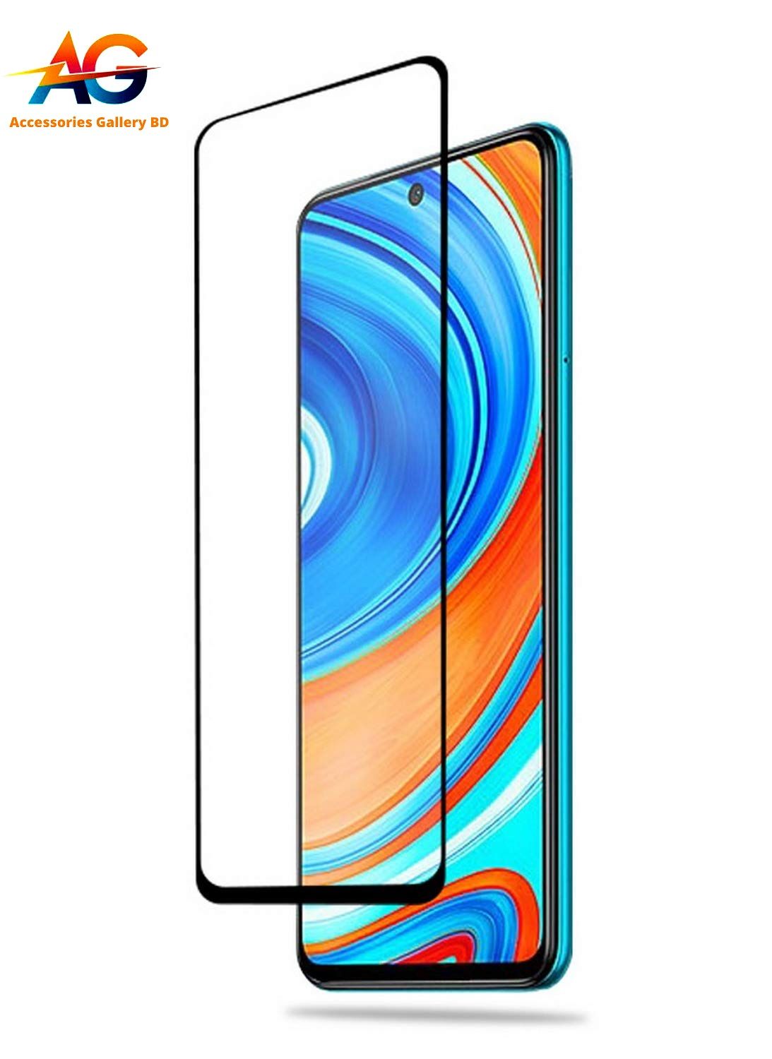 For Xiaomi Redmi Note 9 Pro Tempered Glass Screen Protector 6D/9D/11D - Black