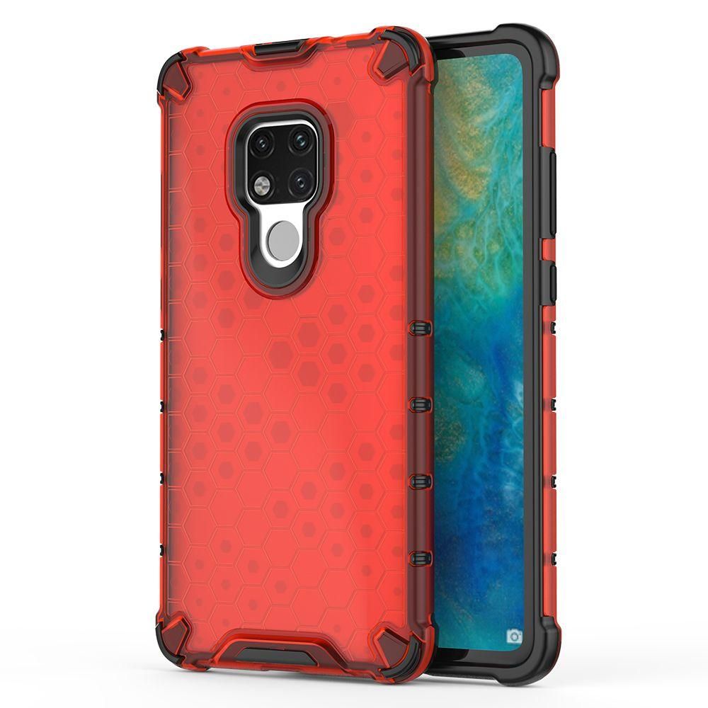 Honeycomb Airbag Shockproof Case For Huawei Mate 20 Hybrid TPU PC Transparent Armor cover