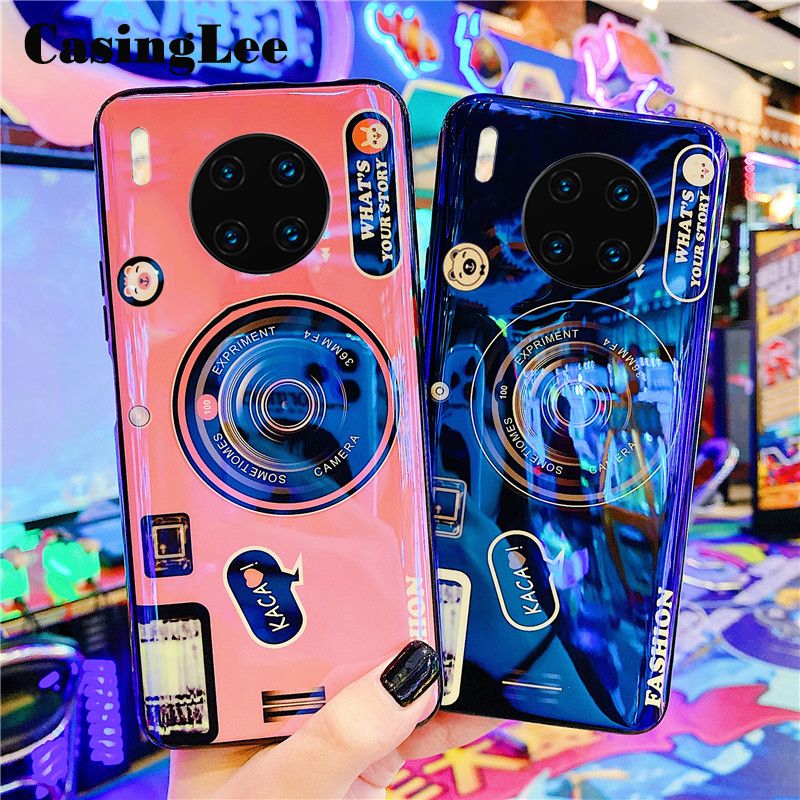 CasingLee For Honor 50 Lite Case Shockproof Blu-ray Cute Camera Cartoon Design Silicone back Cover For Honor50 Lite Phone Cases For girls and Boys