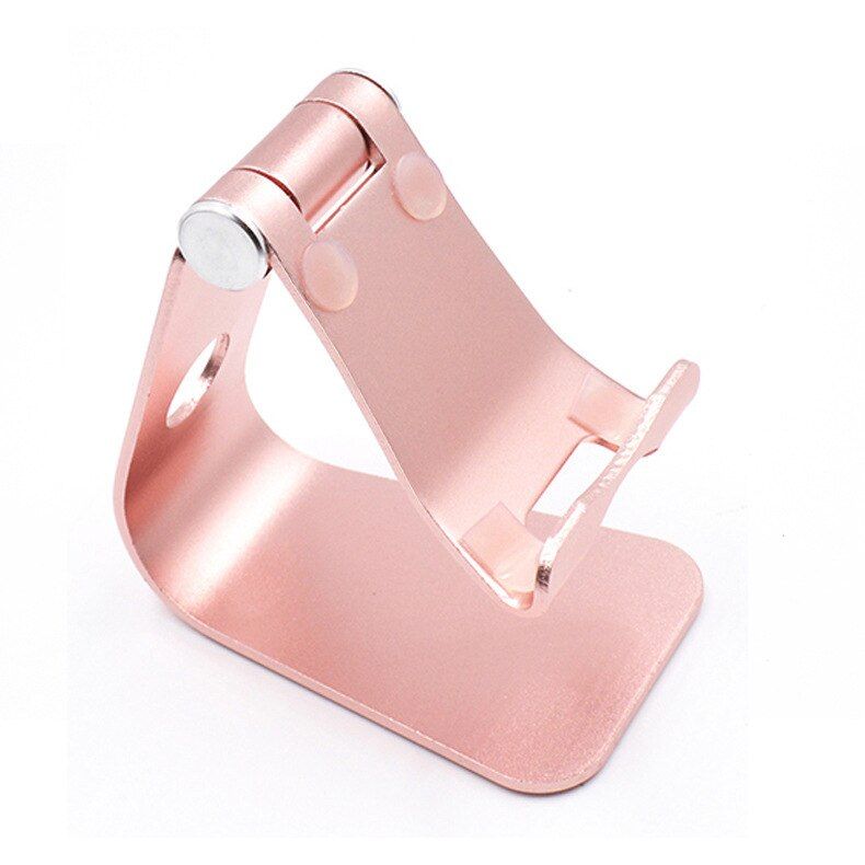 Aluminum Alloy Mobile Phone Holder Lazy Tablet Stand Creative Desktop Bracket Metal Support Multi-angle Data Line Hole For Ipad