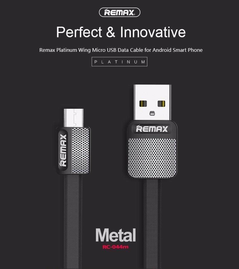 Micro USB Fast Charging Data Cable For Metal Platinum(RC-044m)