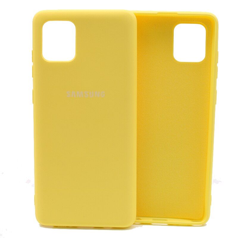 For Samsung Galaxy Note 10 Lite  Silicone Cover Protective Silky Soft-Touch Shell For samsung Note10 lite
